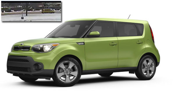 Kia Soul Oblique with Security image Arlington Heights suspect vehicle Attempted Child Luring