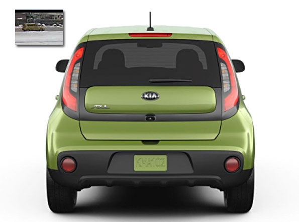 Kia Soul Rear View with Security image Arlington Heights suspect vehicle Attempted Child Luring