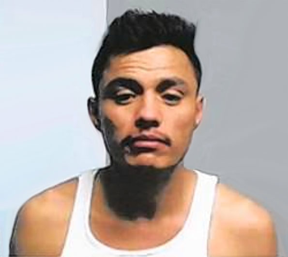 Marcos G. Ortega-Vincente, suspect aggravated battery to a police officer