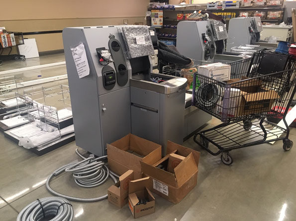 Mariano's Self Checkout under construction in Arlington Heights