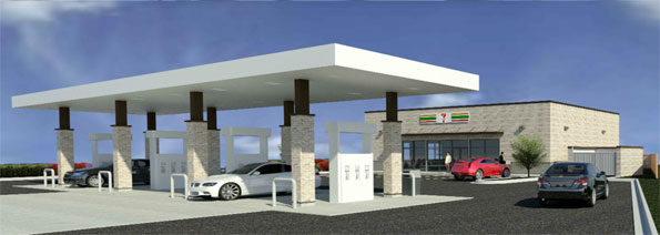 7-Eleven Gas Station exhibit