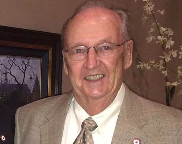 Retired Arlington High School Principal John Rowe in 2017