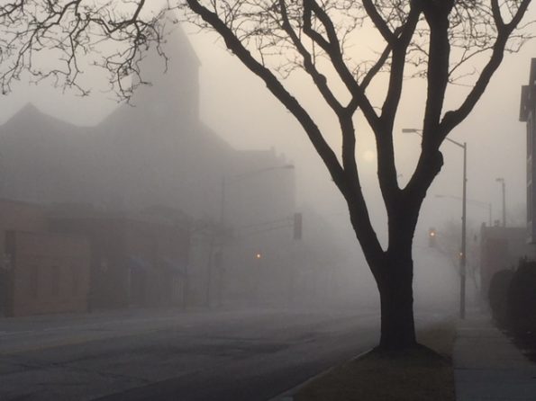 Foggy Village Hall Arlington Heights