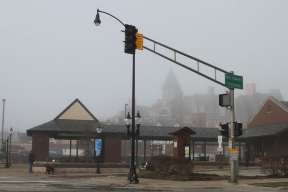 Northwest Highway Fog Lifting