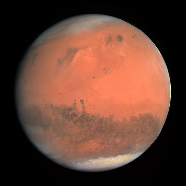 Mars taken by the OSIRIS instrument on the ESA Rosetta spacecraft February 2007