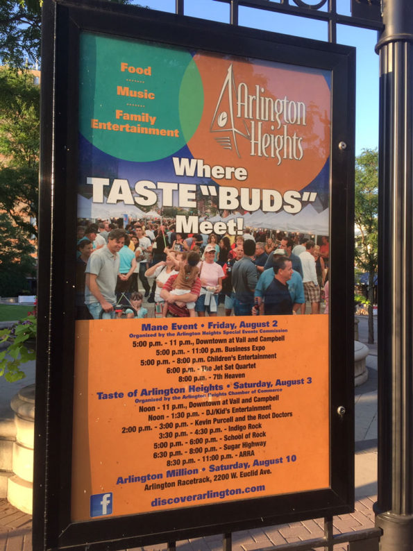 Taste of Arlington 2019 schedule