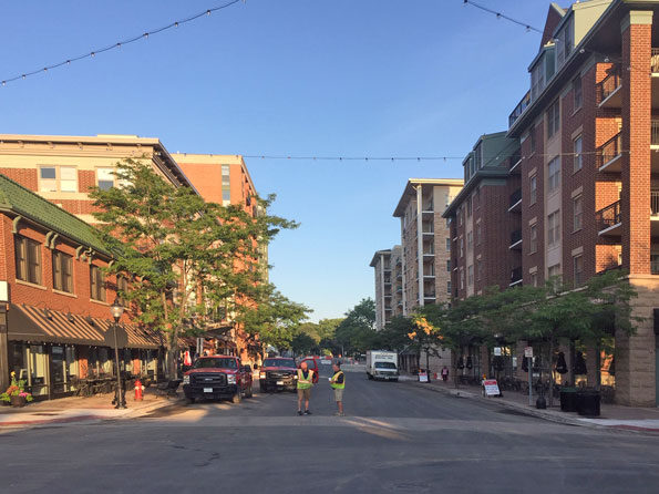 Clean streets for Taste of Arlington Heights 2019