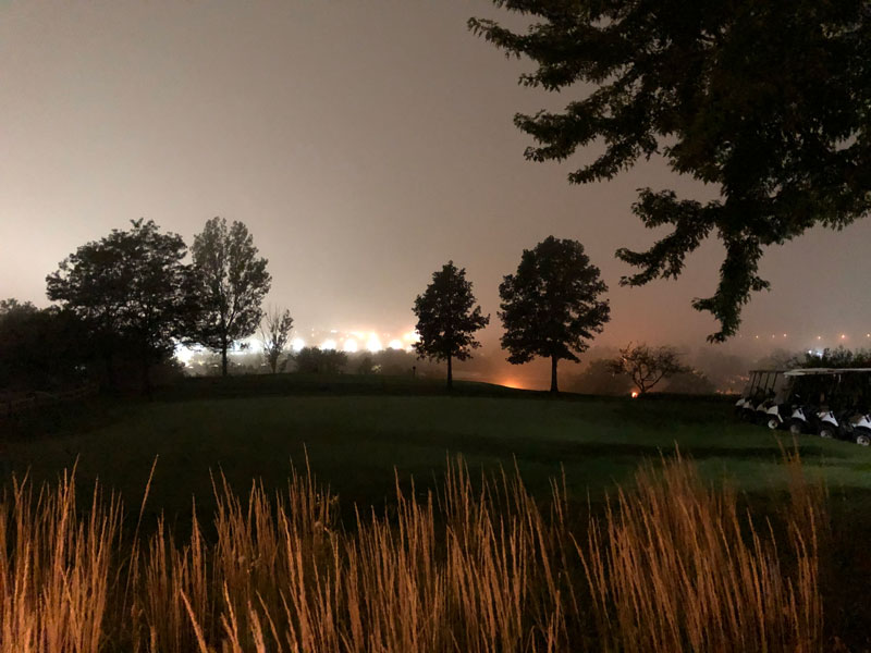 Fog at Nickol Knoll Arlington Heights Monday September 16, 2019 Fog at Nickol Knoll Arlington Heights Monday September 16, 2019