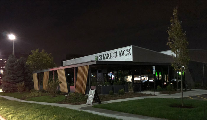 Shake Shack Schaumburg on October 5, 2019 before Grand Opening Shake Shack Schaumburg on October 5, 2019 before Grand Opening