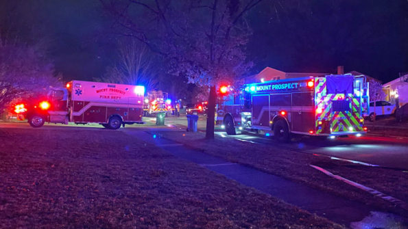 House fire on Locust Lane Mount Prospect December 12, 2019