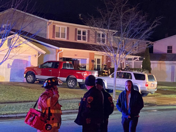 House fire on Locust Lane Mount Prospect December 12, 2019