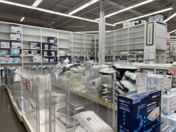 Bed Bath & Beyond emptying fast