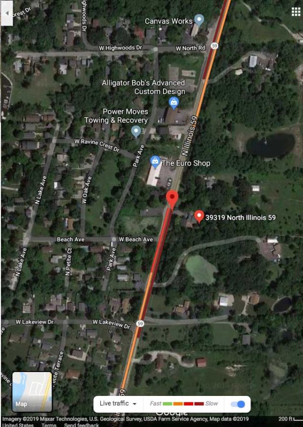 Crash Map Lake Villa December 19 2019 at 6:54 PM