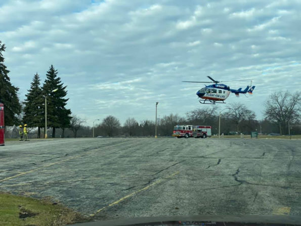 Flight for Life Landing Zone in Zion, December 7, 2019