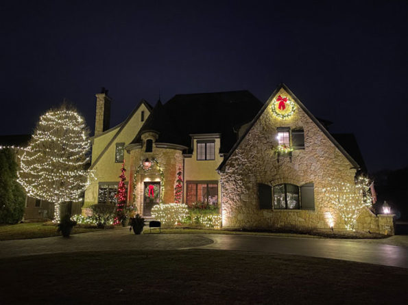 House with Christmas decoration Arlington Heights