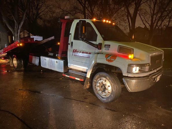 SUV crash against house at Newbury Lane and Grove Street in Scarsdale, Arlington Heights