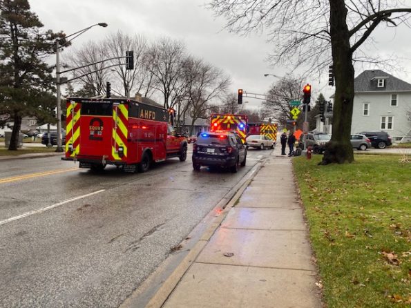 3-vehicle crash at Arlington Heights Rd and Euclid Ave Arlington Heights with northbound Arlington Heights Rd blocked