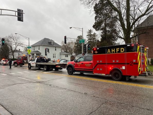 3-vehicle crash at Arlington Heights Rd and Euclid Ave Arlington Heights