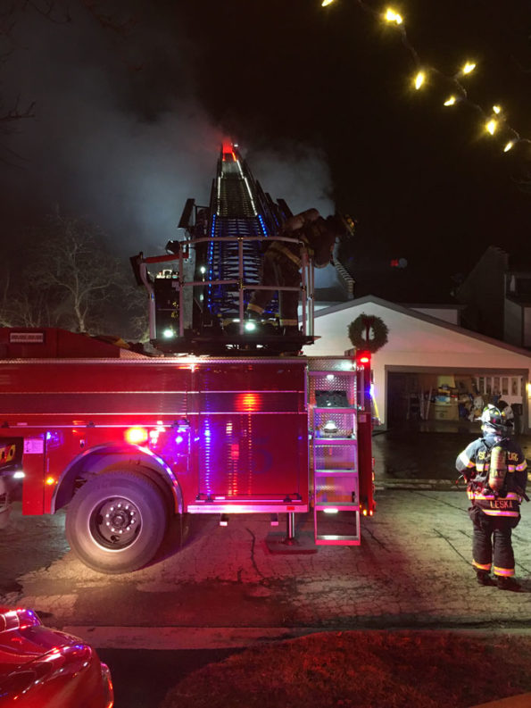 Townhouse fire on Smith Street Rolling Meadows