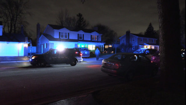 Police activity on St James St. east of Prindle Ave., Arlington Heights