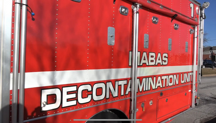4F027A6F-714F-42BE-B743-CDC925D35AC3 Arlington Heights Fire Department De-Con Unit at the Daily Herald headquarters