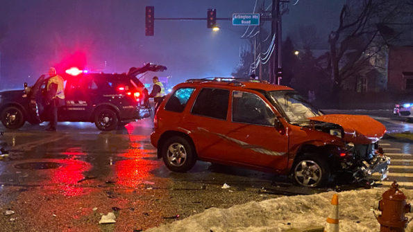 Head-on crash at Arlington Heights Road and Hintz Road