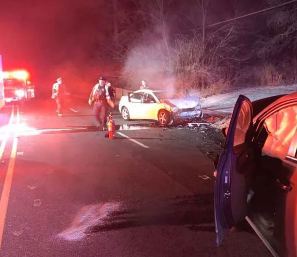 Head-on Cannabis DUI crash on Route 53 in Lisle, Illinois