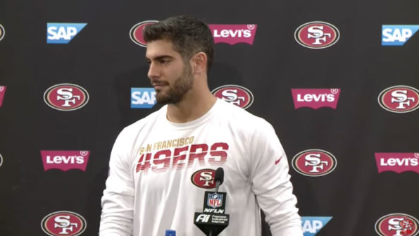 Jimmy Garoppolo Super Bowl LIV preview January 23, 2020