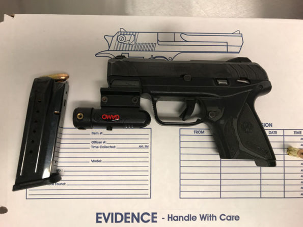Handgun evidence (SOURCE: Zion Police Department)