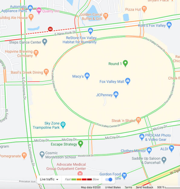 Crash Map Aurora Wednesday February 19 2020