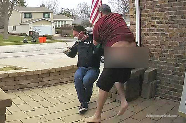 Homeowner overpowers one offender (SOURCE: Ring.com)