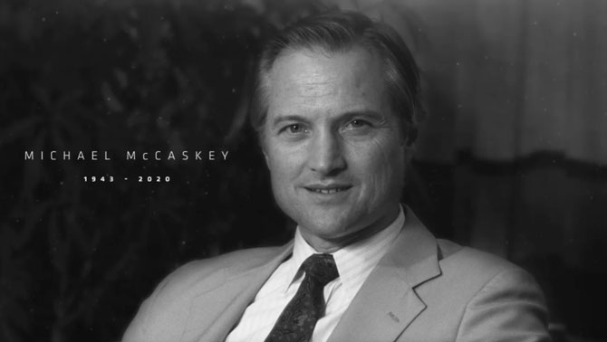 Michael B. McCaskey 1943 - 2020