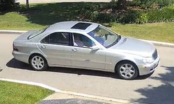 Lake Forest burglary suspect's car