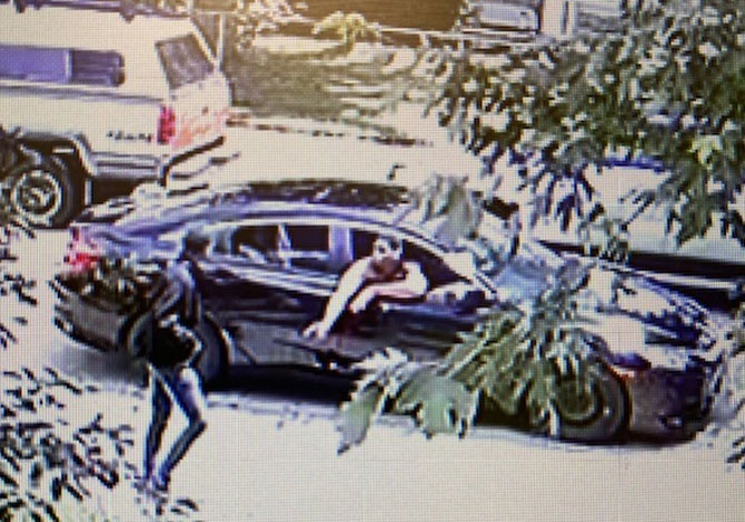 Shootout security camera image