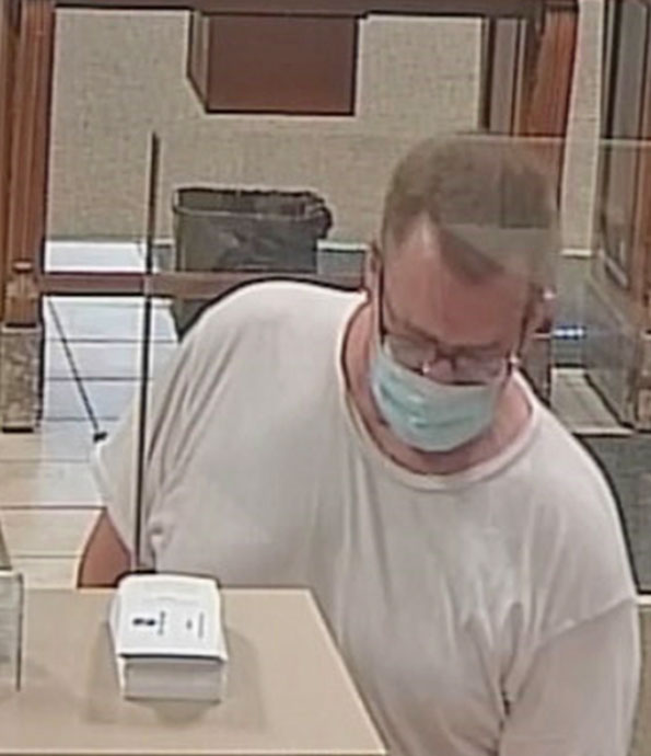 Aurora Fifth Third Bank Bank Robber security image Wednesday July 15, 2020