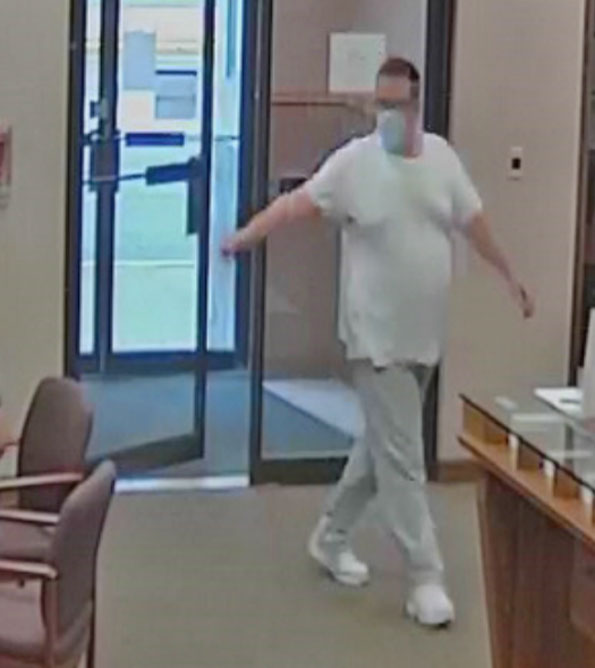 Aurora Fifth Third Bank Bank Robber security image Wednesday July 15, 2020