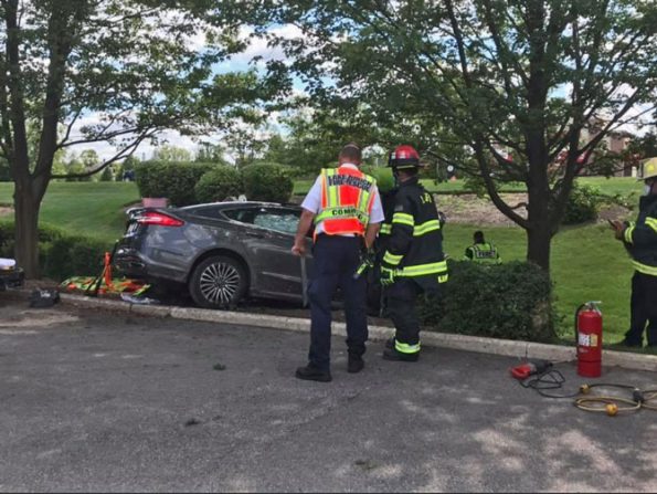 Car vs Tree crash 1100 South Rand Road Lake Zurich 