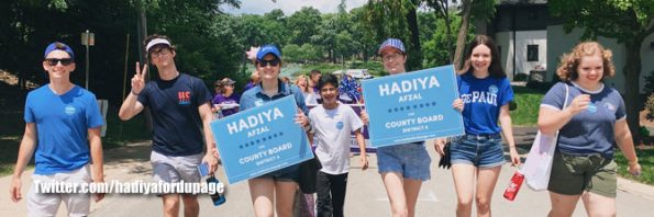 Hadiya Afzal, Hadiya for Dupage candidacy Twitter account