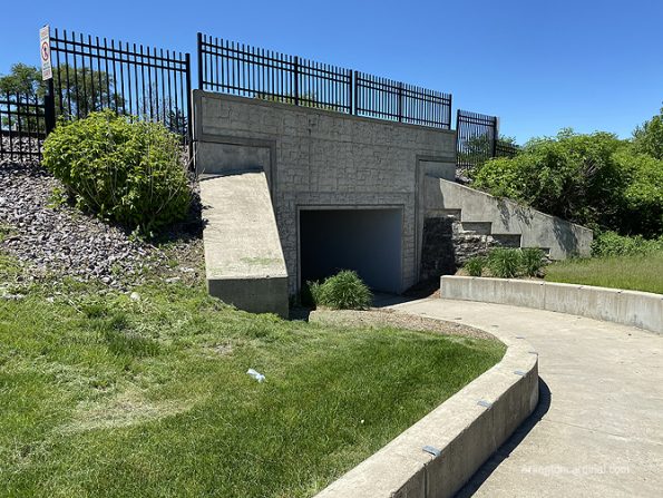 Graffiti sites at Davis Street underpass near Northwest Highway and Kensington Road, Arlington Heights