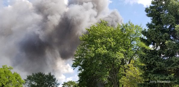 Mobile home fire in Wheeling on Friday July 10, 2020