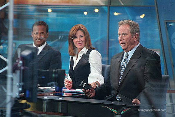 ABC 7 Chicago's Ravi Baichwal, Kathy Brock, and Jerry Taft (left to right/September 2009)