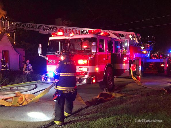 MABAS Box Alarm for house fire in Lake Zurich Sunday July 12, 2020 (SOURCE: Twitter.com/ImagesCu)