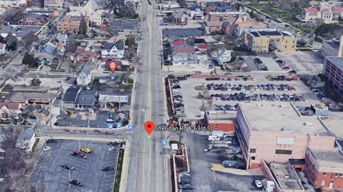 Sheridan Road and 63rd Street Kenosha AerialView (©2020 Google Maps)