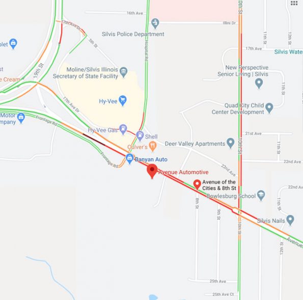 Sylvis, Illinois Gas Fire Map on Wednesday, August 12, 2020