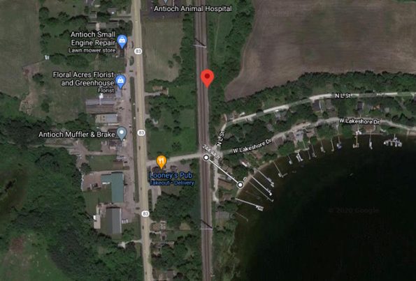 Car vs Canadian National freight train crash near Loon Lake, unincorporated Antioch (map)