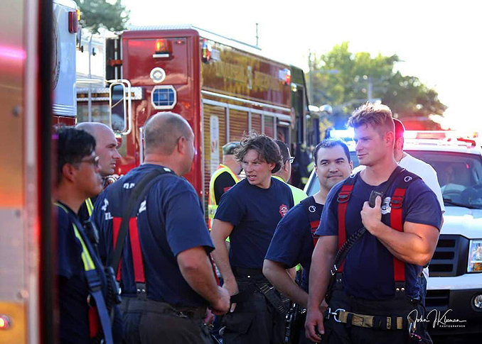 Fire extinguished at strip mall fire in Mundelein Wednesday, September 2, 2020 (SOURCE: J. Kleeman)