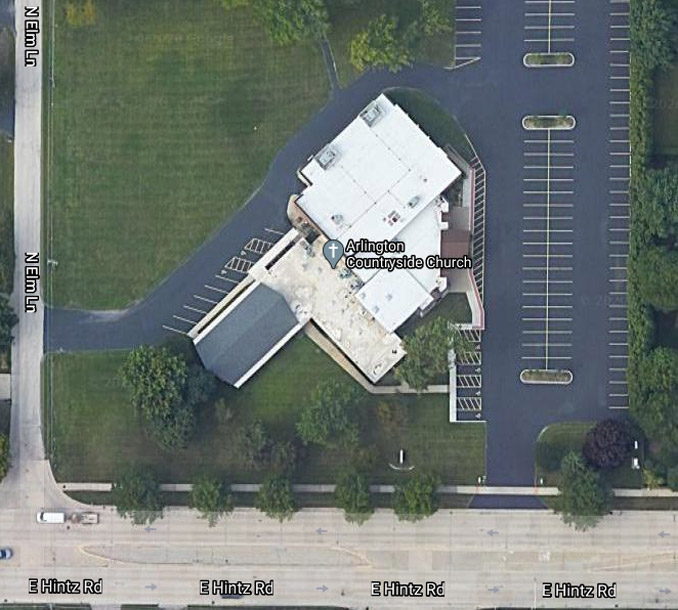 Arlington Countryside Church satellite view