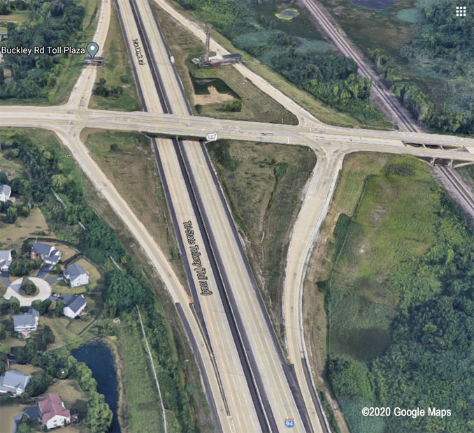 I-94 and Route137 Aerial View (©2020 Google Maps)