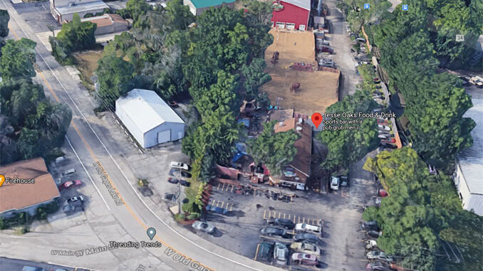 Jesse Oaks Food and Drink Sports Bar Aerial View (©2020 Google Maps)