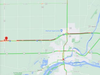 I-80 crash near Ottawa, Illinois on Friday, September 25, 2020 (©2020 Google Map)